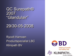 QC Surepath® 2007 “Glandulair”