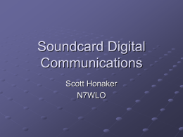 Digital Communications on VHF