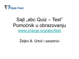 abc Quiz – Test