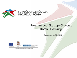Mapiranje dobrih praksi zapošljavanja Roma i Romkinja u Srbiji i