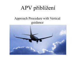 Approach Procedure With Vertical Guidance