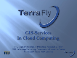 TerraFly Cloud With UMBC - NSF Industry/University