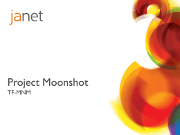 Project Moonshot Update
