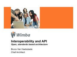 Interoperability and APIs