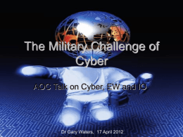 1100 AOC Talk Cyber and EW Apr 2012 Slides