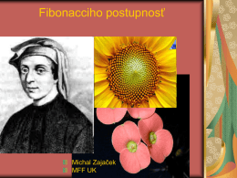 Fibonacciho postupnosť