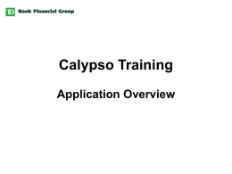 calypso-training
