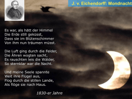 Eichendorff "Mondnacht"
