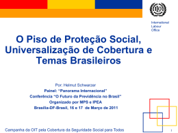 Slide 1 - Ministério da Previdência Social