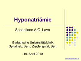 Hyponatremia - Sebastiano Lava