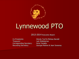 About Lynnewood PTO - Lynnewood Elementary PTO