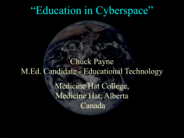 “Education in Cyberspace” - Blackboard Learn