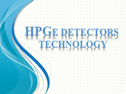 HPGe detectors technology