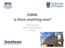 CMML Is there anything new? - Chronice Myeloid Leukemia