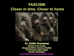 Fascist Movements - The Evergreen State College