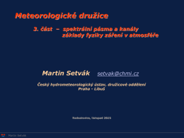 spektrální kanál - Český hydrometeorologický ústav