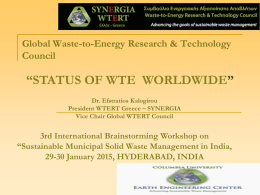 Photos of WTE Plants - Waste-to-Energy Research and Technology