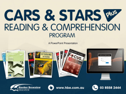 How to use CARS and STARS Plus PowerPoint