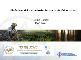 FAO_Presentacion S. Gómez Mercado Tierras ILC_Salta XI