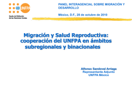 Migración y Salud Reproductiva UNFPA