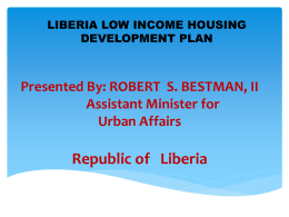 3. Day 1. Session 4. Liberia Presentation.MIA