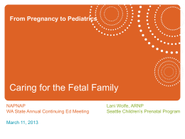 Prenatal Course