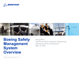Boeing Safety Management System Overview