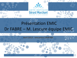 EMIC- (conférence avril 2013)