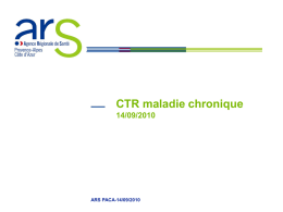 Le CTR maladie chronique