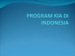 Keperawatan Maternitas PROGRAM KIA DI INDONESIA ( Tutik