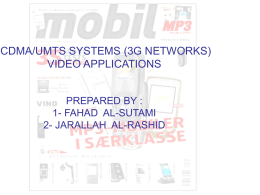 CDMA/UMTS SYSTEMS (3G NETWORKS) VIDEO