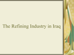 UOP - Iraq Refineries 2012