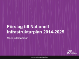 Nationell plan 2014-2025