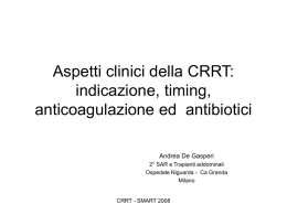 Prophylactic CRRT - Area