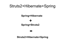 Struts2+Hibernate+Spring详细搭建