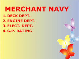 Career in Merchant Navy