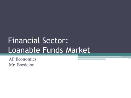 financial-sector--loanable-funds