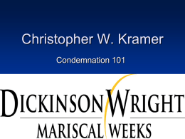 Chris Kramer Dickinson Wright/Mariscal Weeks