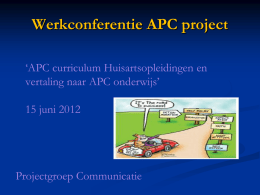 APC werkgroep