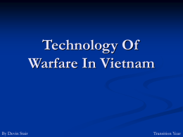 Technology Of Warfare In Vietnam