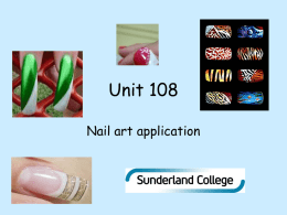Unit 108 nail art application (sam)