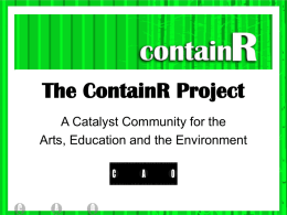 ContainR Power Point Presentation