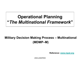 Operational Planning Frameork_ MDMP-M Ver 2.6