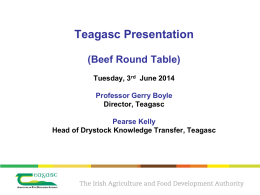 Teagasc Presentation