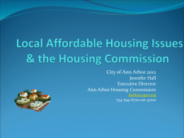 Affordable Housing Needs Assessment