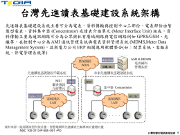 台灣智慧電網產業研究架構 - 台灣智慧型電網產業協會