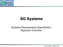 SG Systems - Boot Camp - SRS Overview with AMI