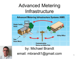 Advanced Metering Infrastructure -