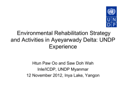 Environmental rehabilitation