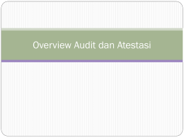 Overview Praktek Audit